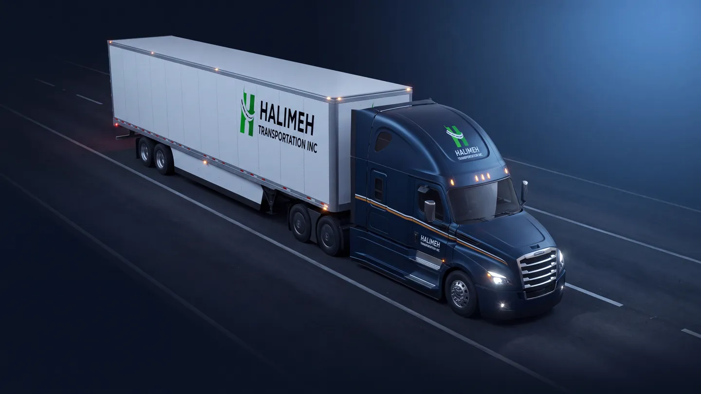 Halimeh Transportation Inc tractor-trailer
